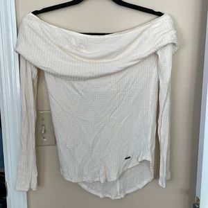 Hollister off shoulder long sleeve top